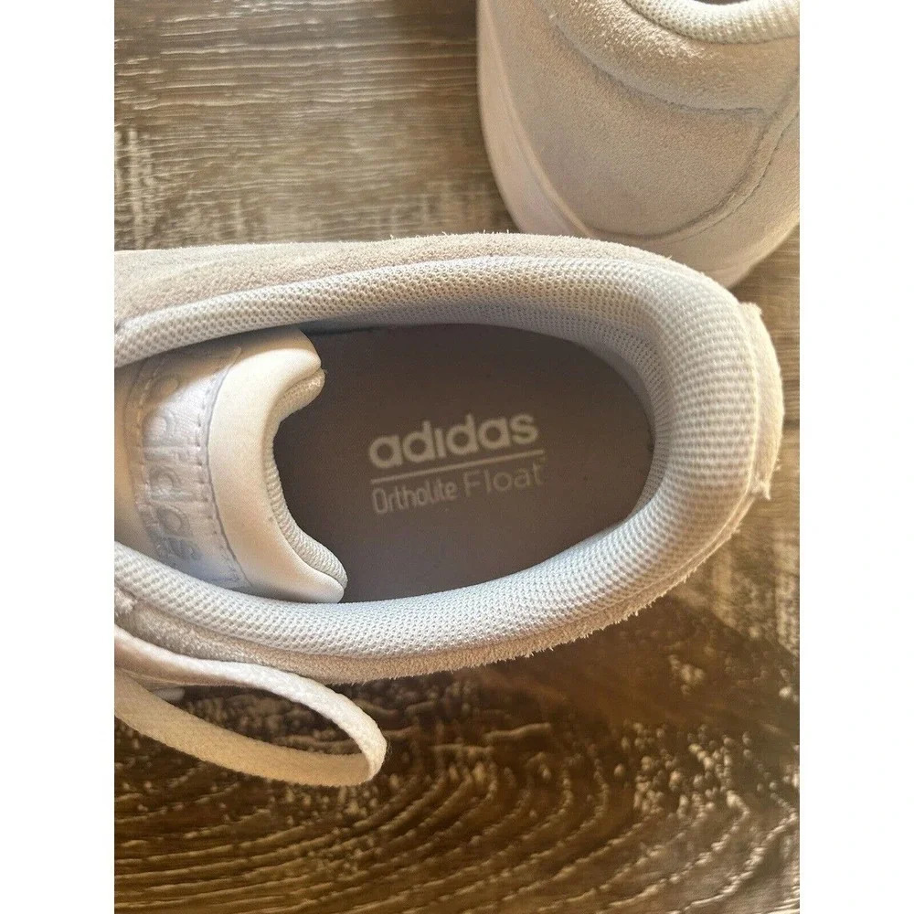 Adidas Womens VL Court F35130 Gray Casual Shoes Sneakers Size 9.5 - Picture 6 of 7